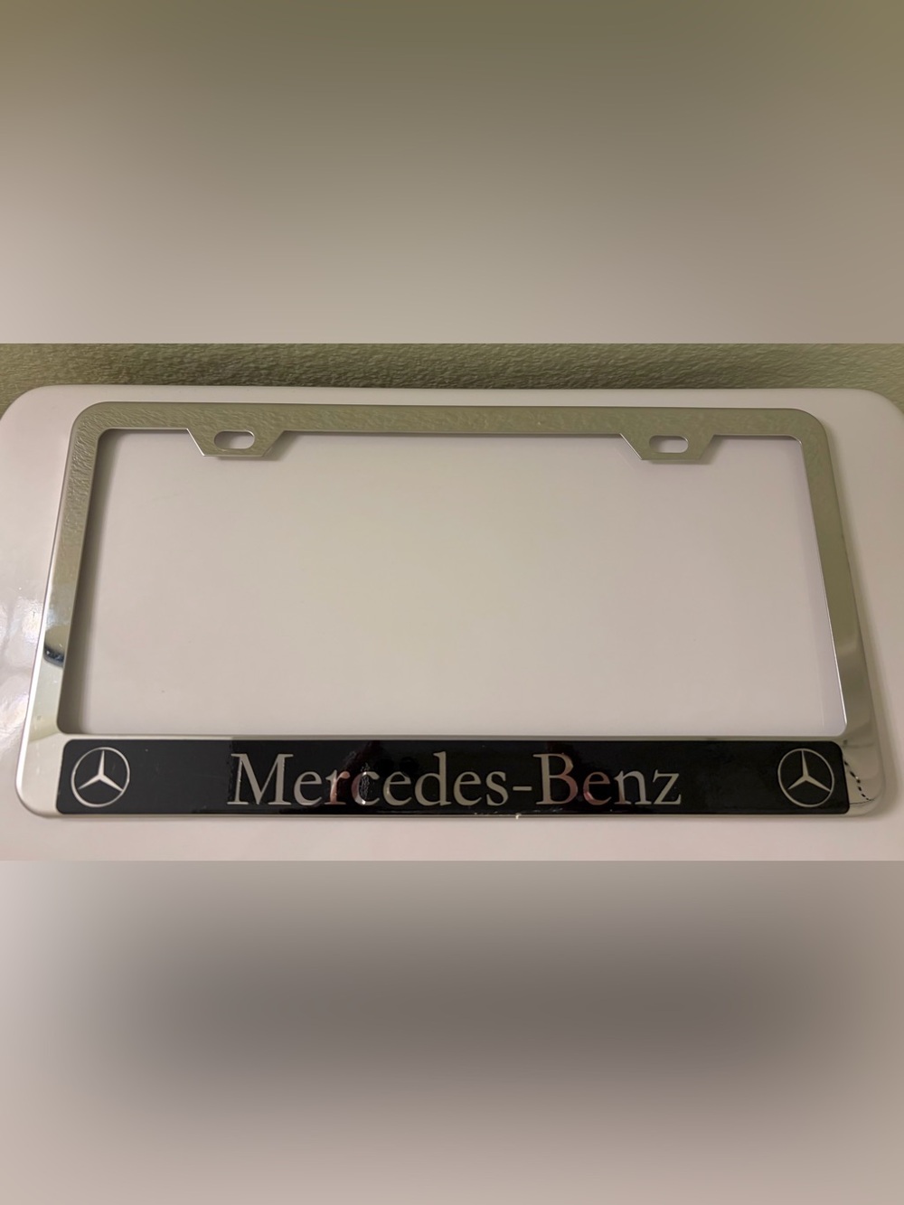Mercedes-Benz license plate holder- New